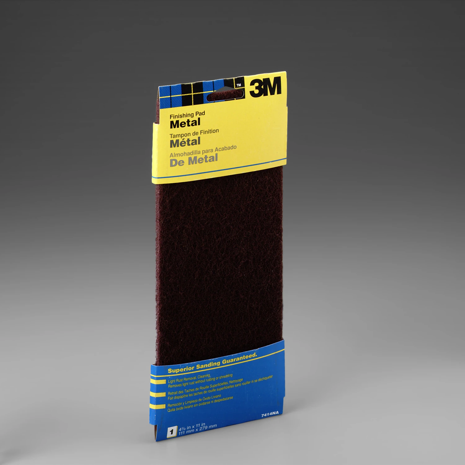Metal Finishing Pad, 4.5 x 11 In.