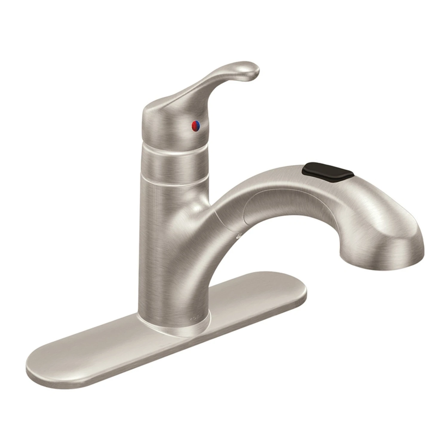 Renzo 1-Handle Kitchen Faucet With Pull-Out Spout, Stainless Steel