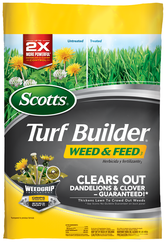 Turf Builder Weed & Feed Lawn Fertilizer, 15 Lb Bag, 28-0-3 N-p-k Ratio