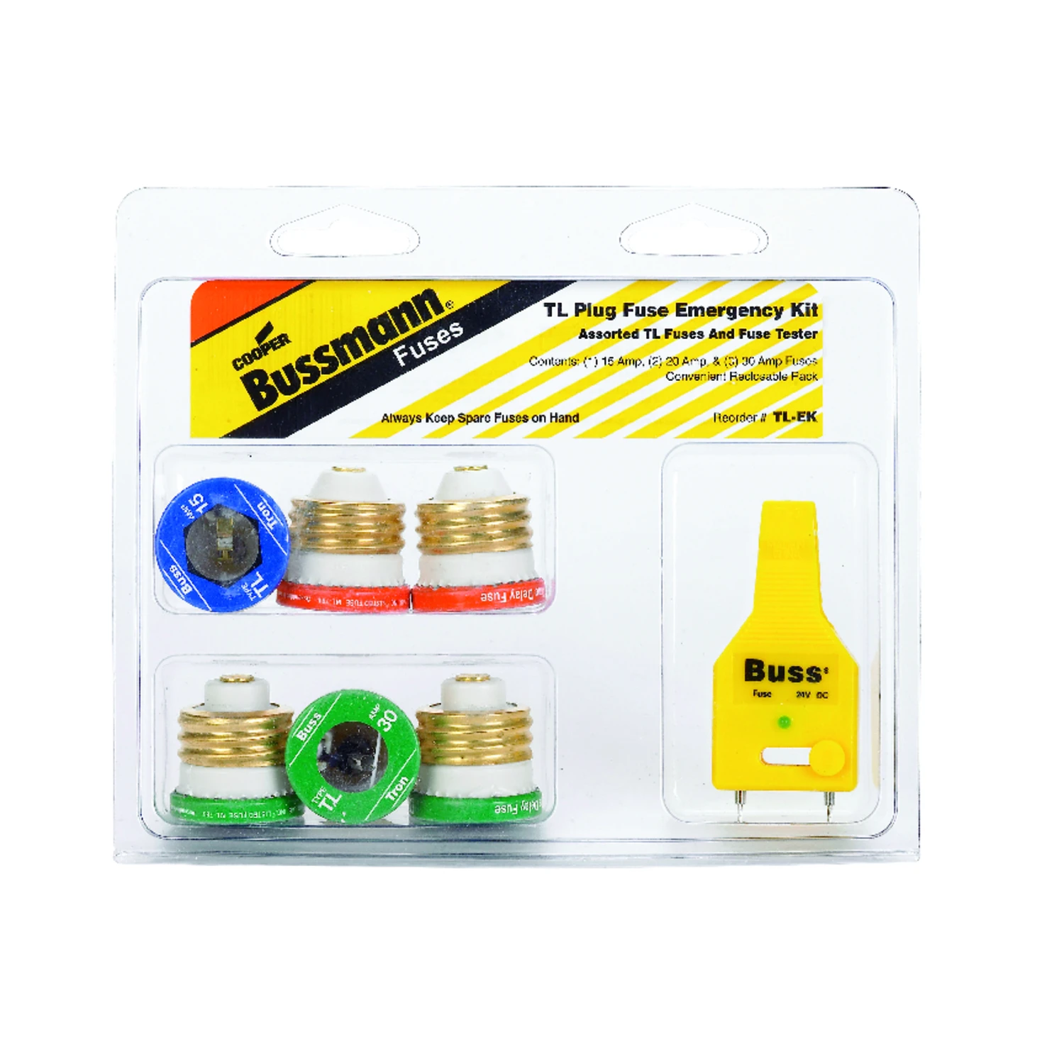 TL Time Delay Plug Fuse Emergency Kit