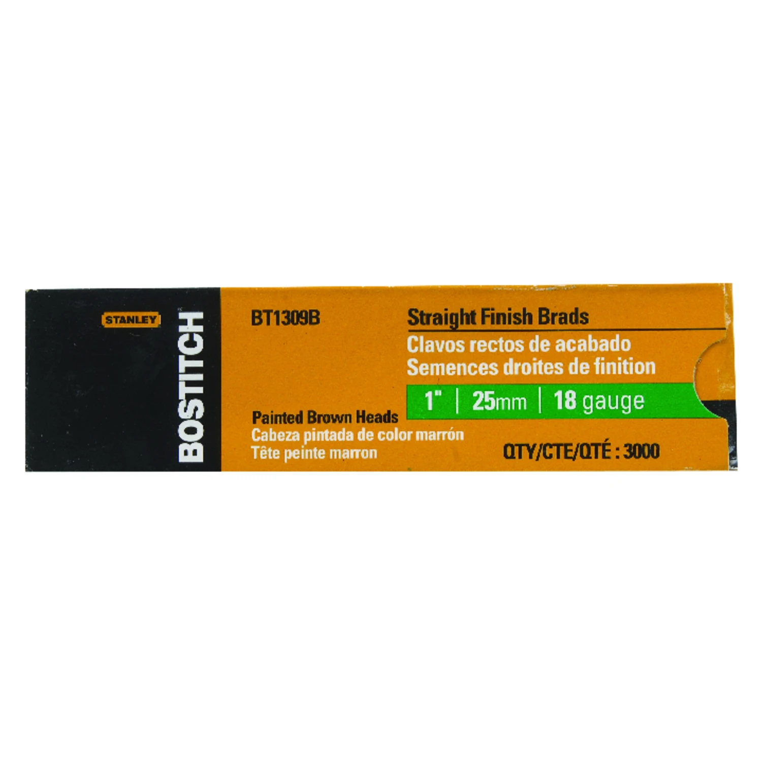 Brads, Galvanized, 1 In., 3,000-Ct.