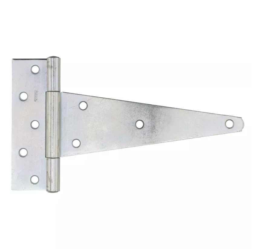 Extra Heavy Duty Gate T-Hinge, Zinc, 10 In.