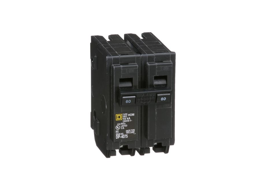 Homeline 60-Amp Double-Pole Circuit Breaker