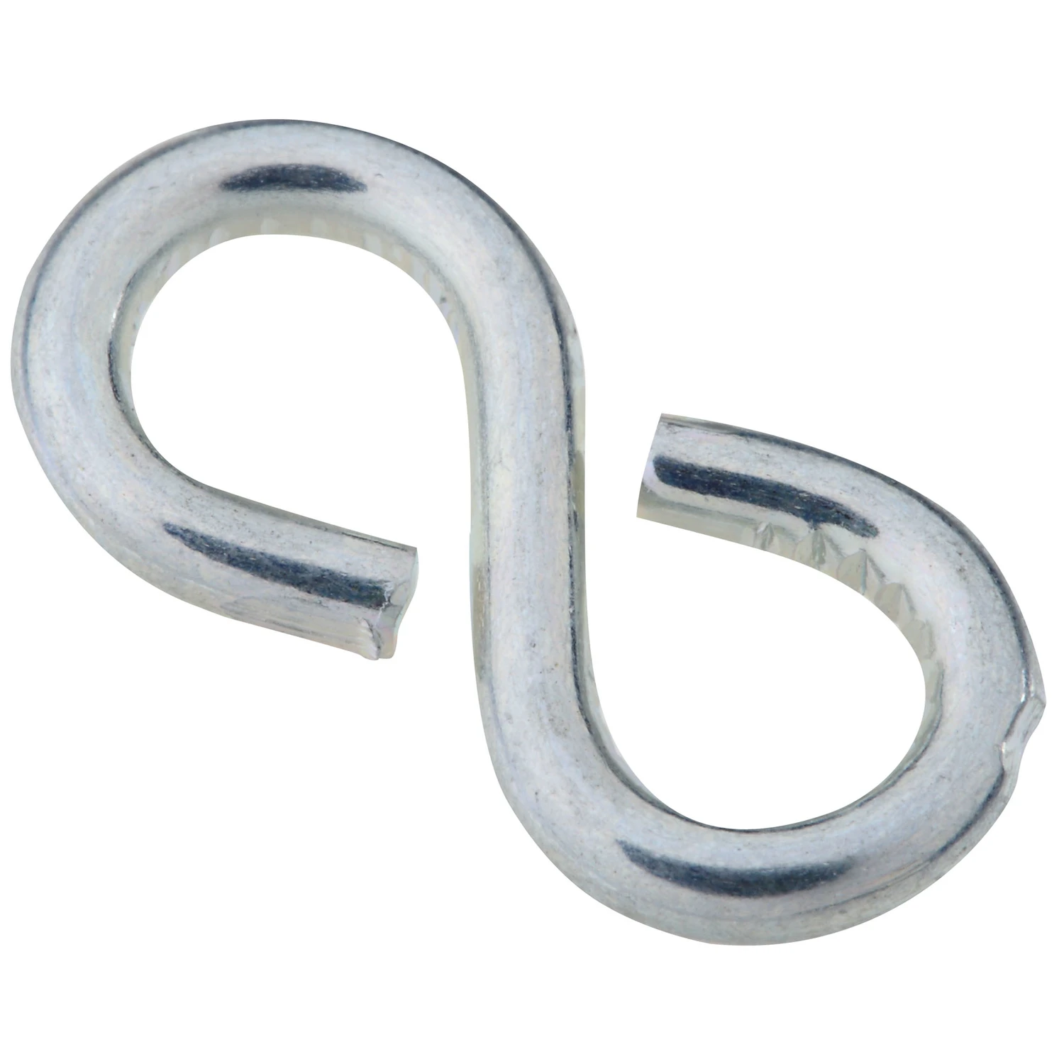 Closed S Hook, Steel, 7/8 In., #813, 8-Pk.