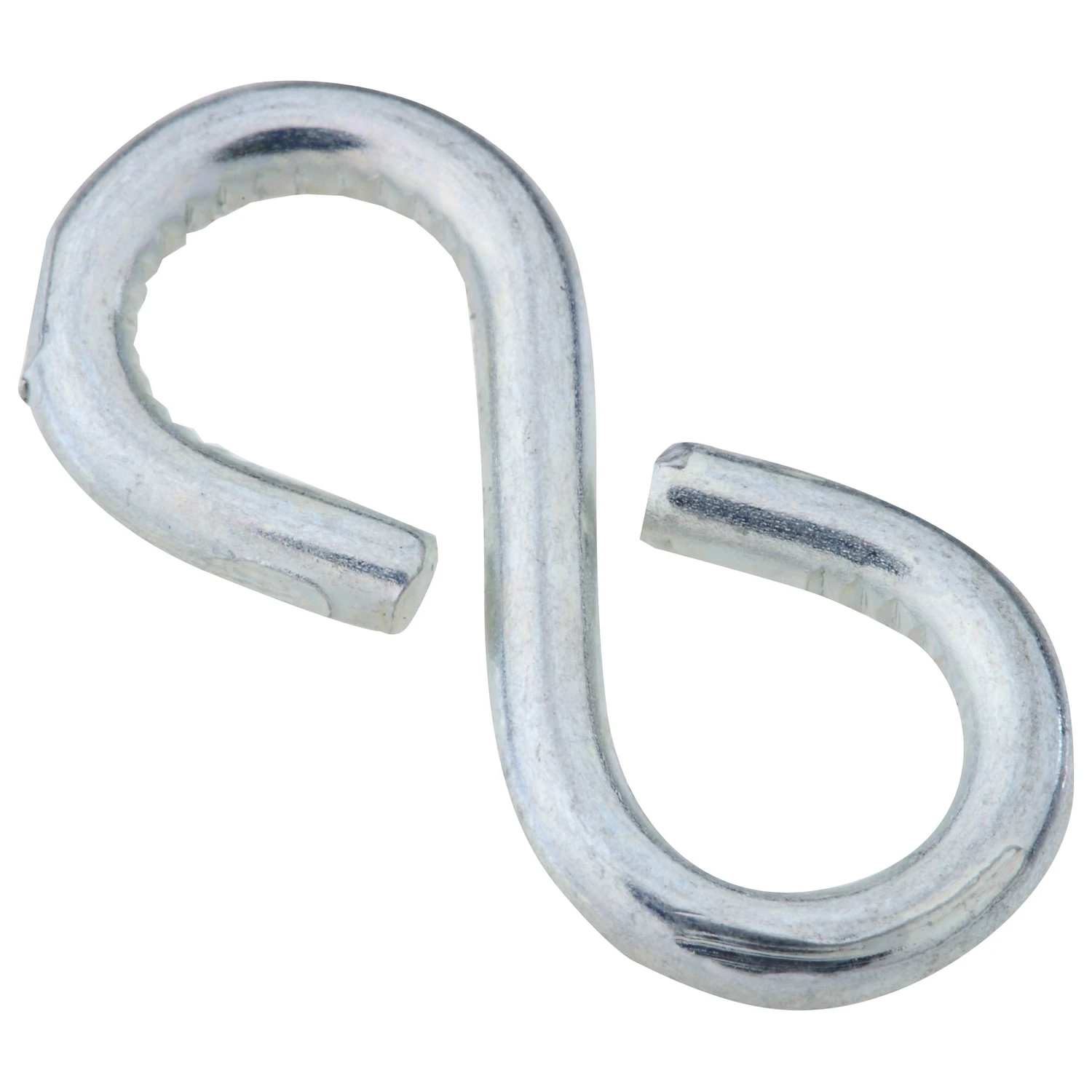 Closed S Hook, Steel, 1-1/8 In., #812, 6-Pk.