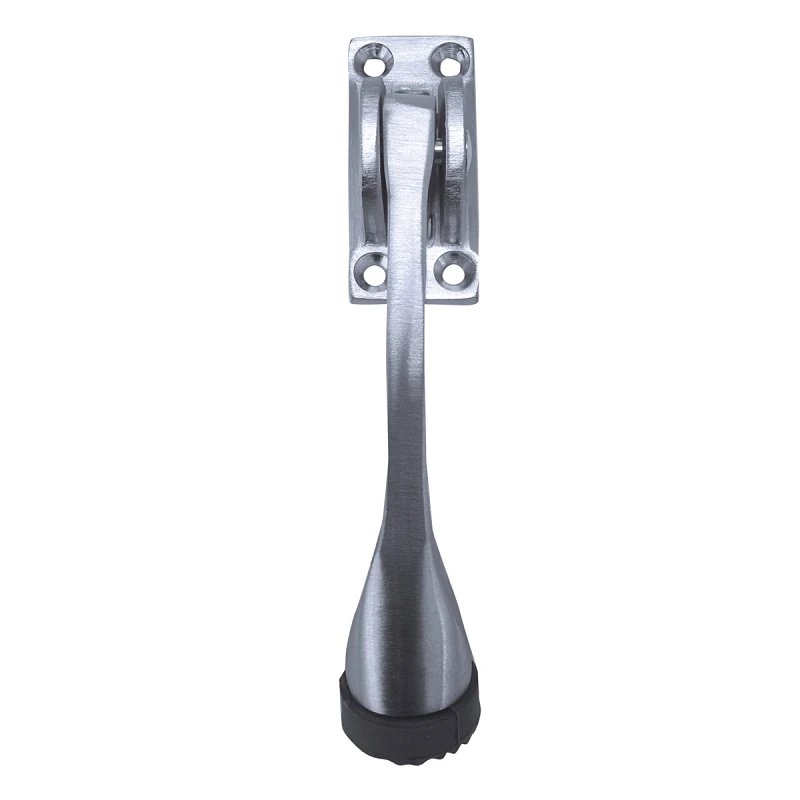 Door Holder, Die-Cast Brass, 4 In.
