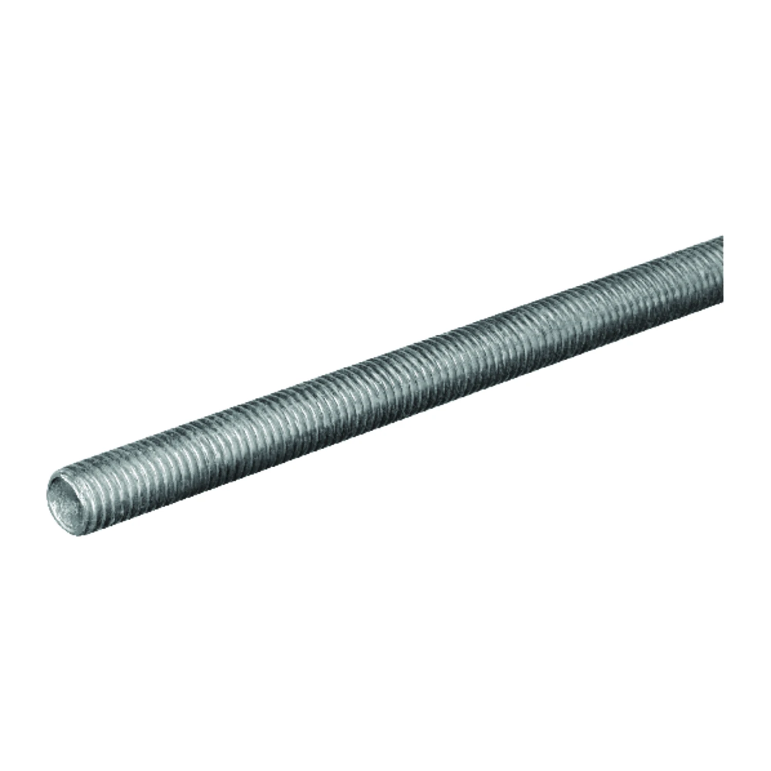 Threaded Rod, Zinc Plated Steel, 14 TPI, 7/16 x 36 In.