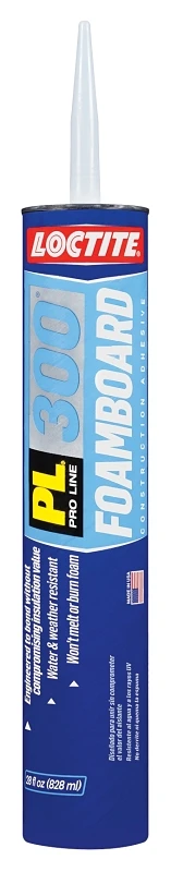 PL 300 Foam Board Adhesive, 28 oz. Cartridge