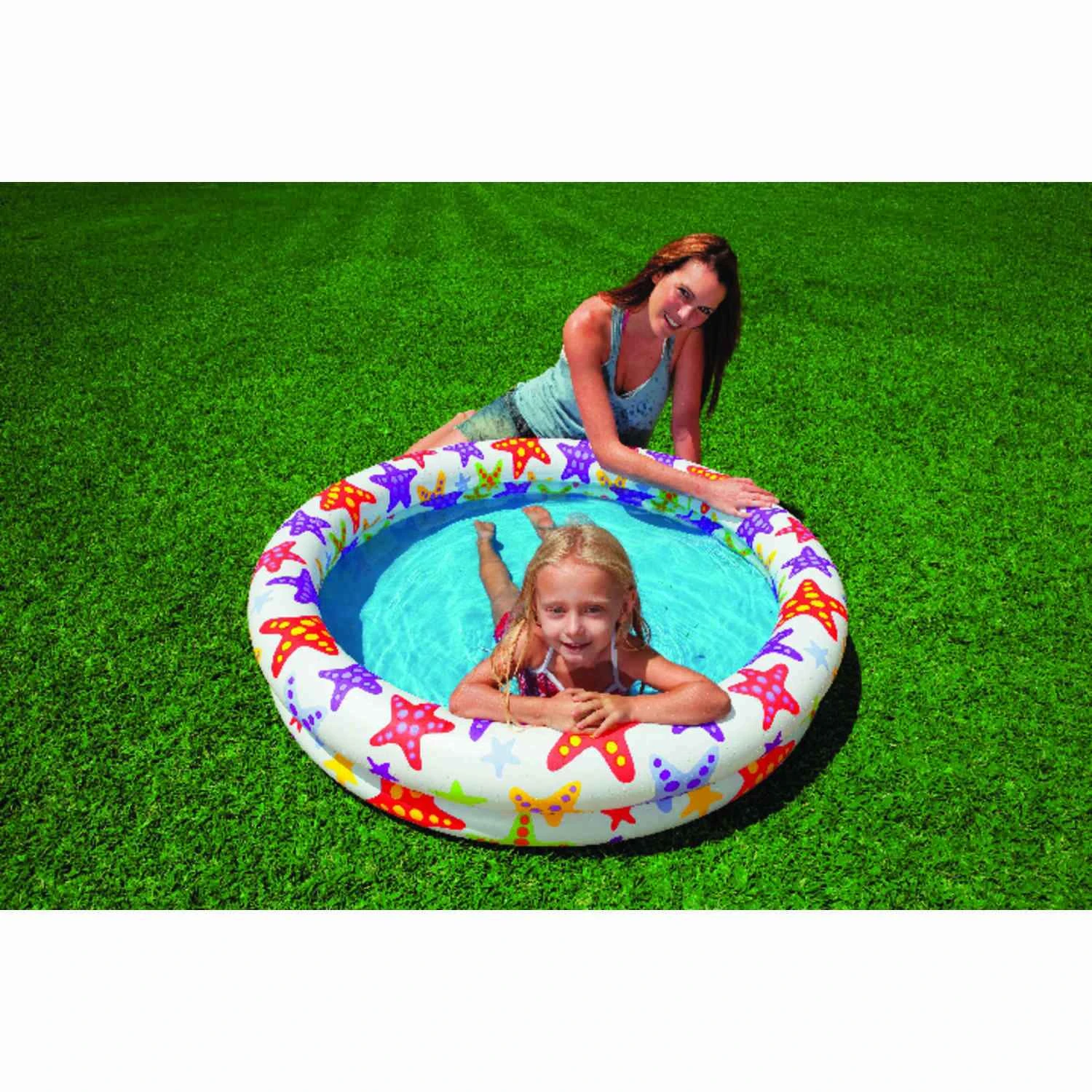 Inflatable Starfish Pool,10 x 48 In.