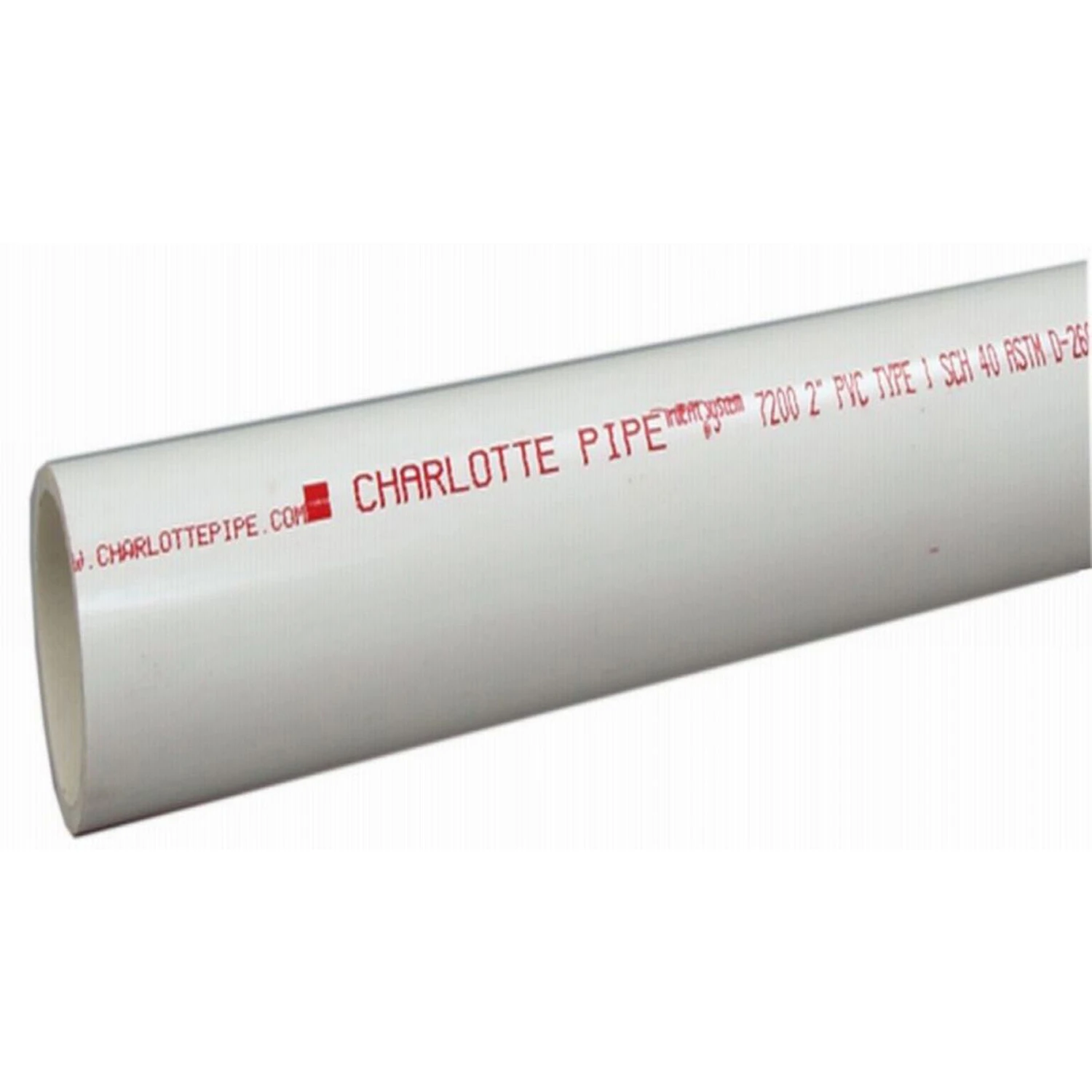 Schedule 40 PVC DWV Pipe, 1-1/2-In. x 5-Ft.