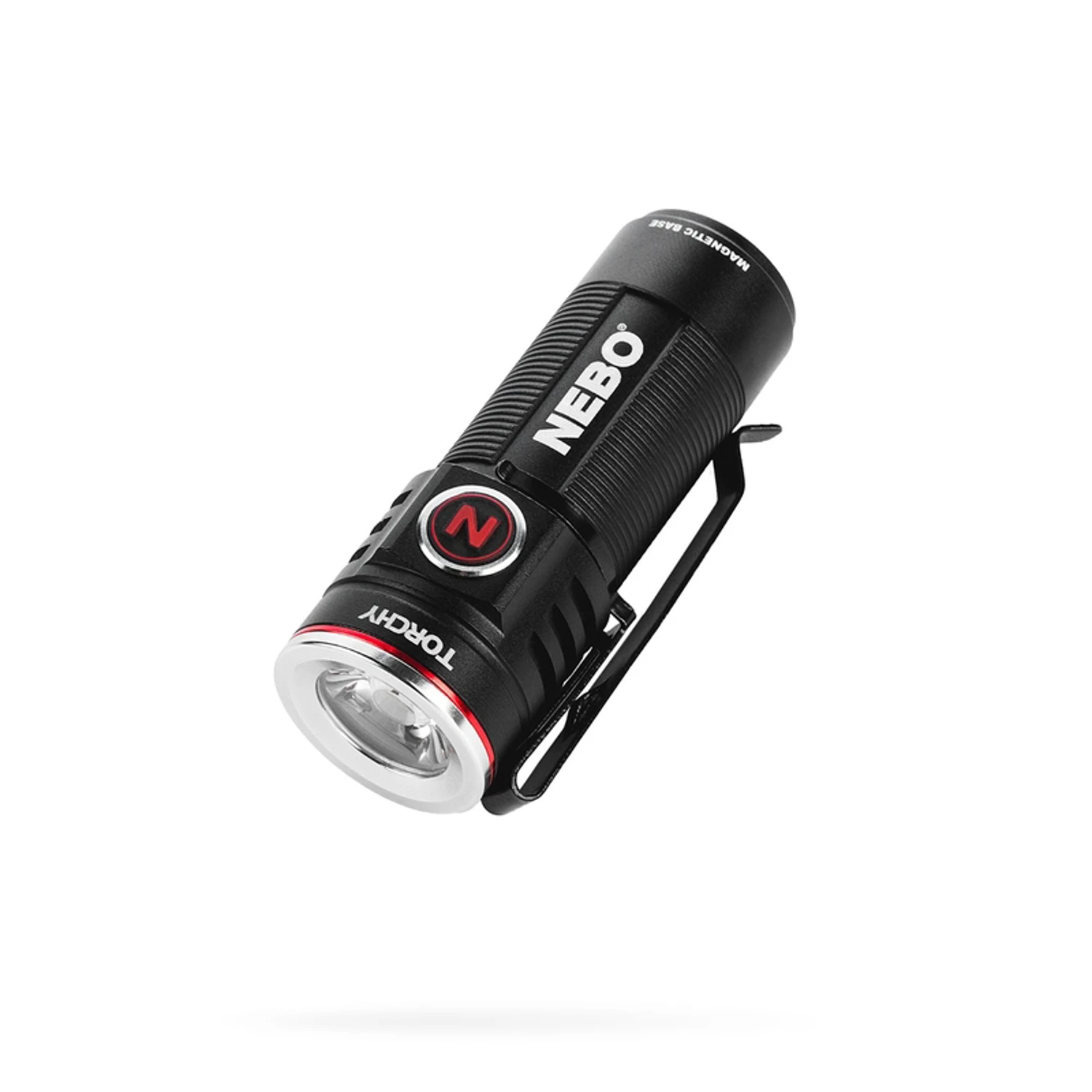 Torchy Rechargeable Flashlight, 4 Light Modes, 1000 Lumens, Clip Attachment