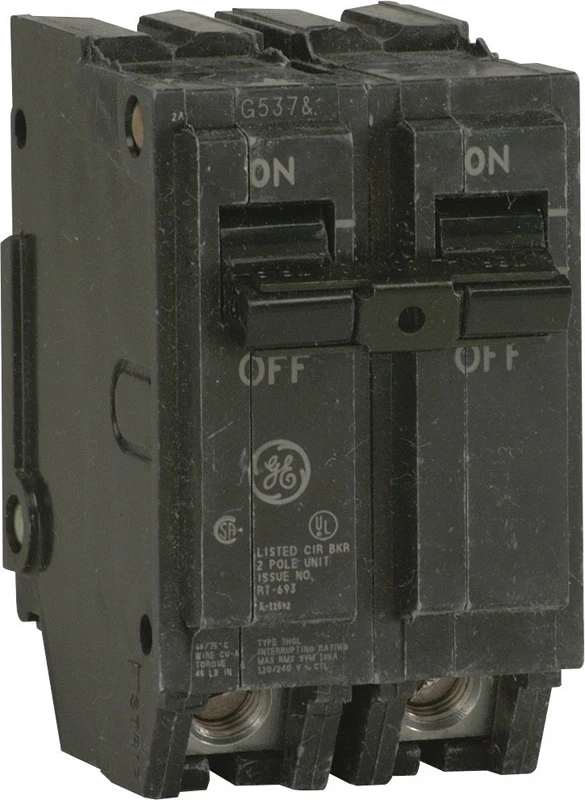 30 Amp Double Pole Circuit Breaker for Residential Electrical Panels