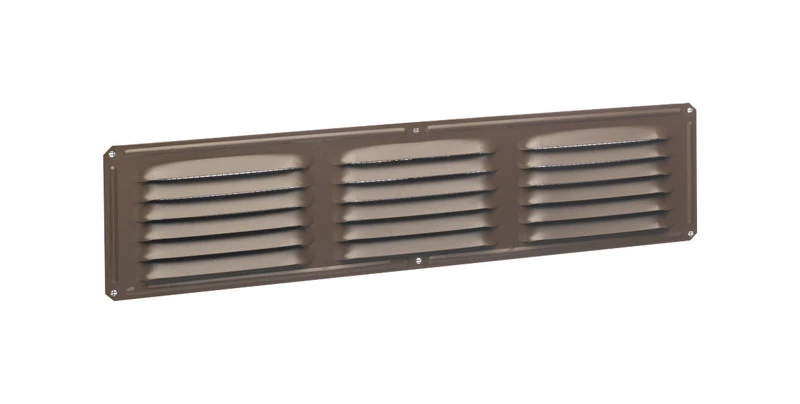 Undereave Vent, Brown, 16 x 4 In.