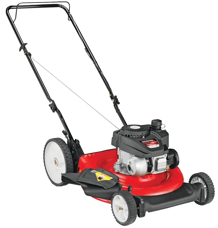 High-Wheel Gas Lawn Mower, 140cc Engine, With Mulch Kit, 21-In.