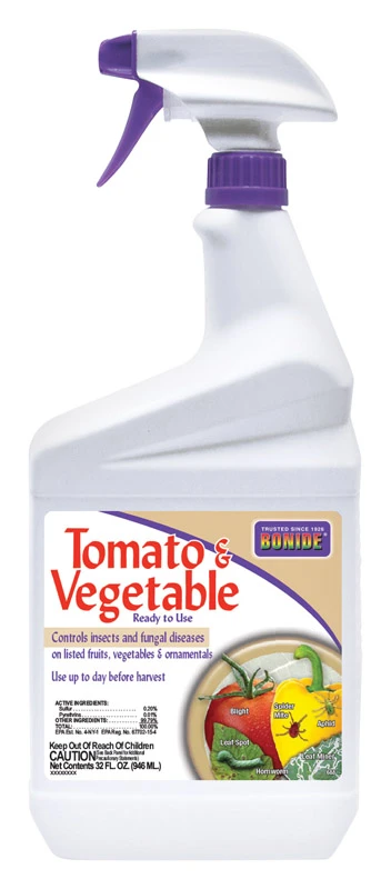 Captain Jack's Tomato & Vegetable Spray, Insect & Disease Control for Organic Gardening, 32 oz. Spray