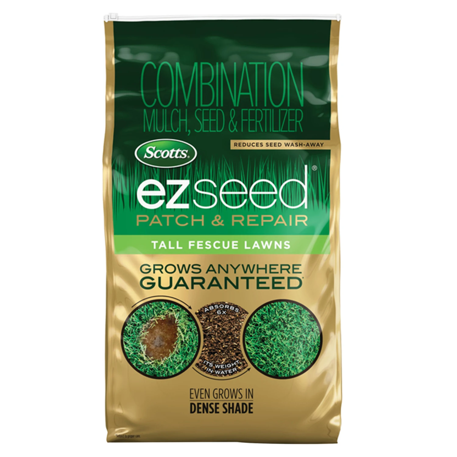 EZ Seed Patch & Repair Tall Fescue Lawns, 10 Lbs., Covers 225 Sq. Ft.