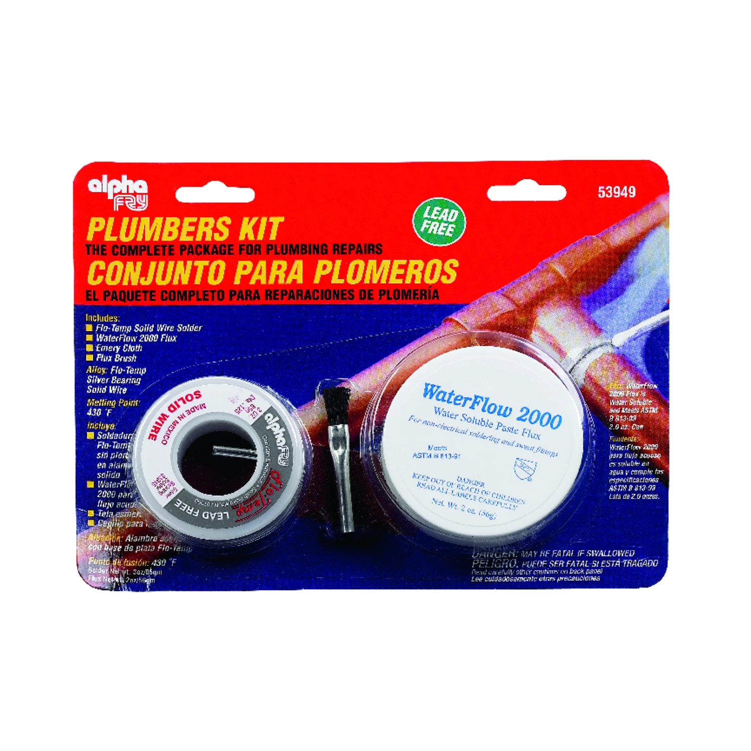 Lead-Free Plumbing Solder Kit