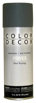 Spray Paint, Gray Primer, 10 oz.
