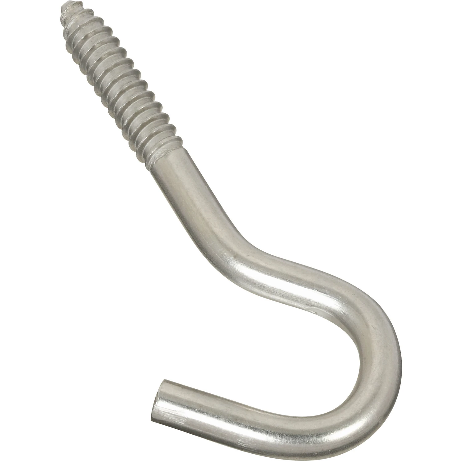 Screw Hook, Stainless Steel, 3/8 x 4-7/8 In.