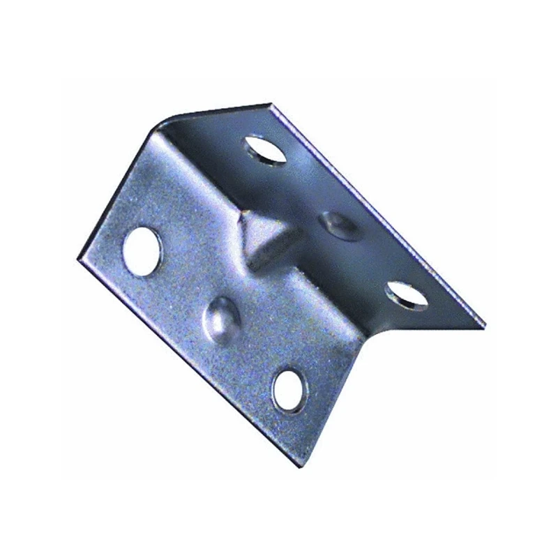 4-Pk., 1-1/2 x 3/4 In. Zinc Corner Brace