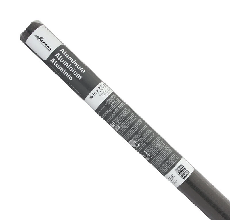 36 In. x 25 Ft. Charcoal Aluminum Insect Window Screen