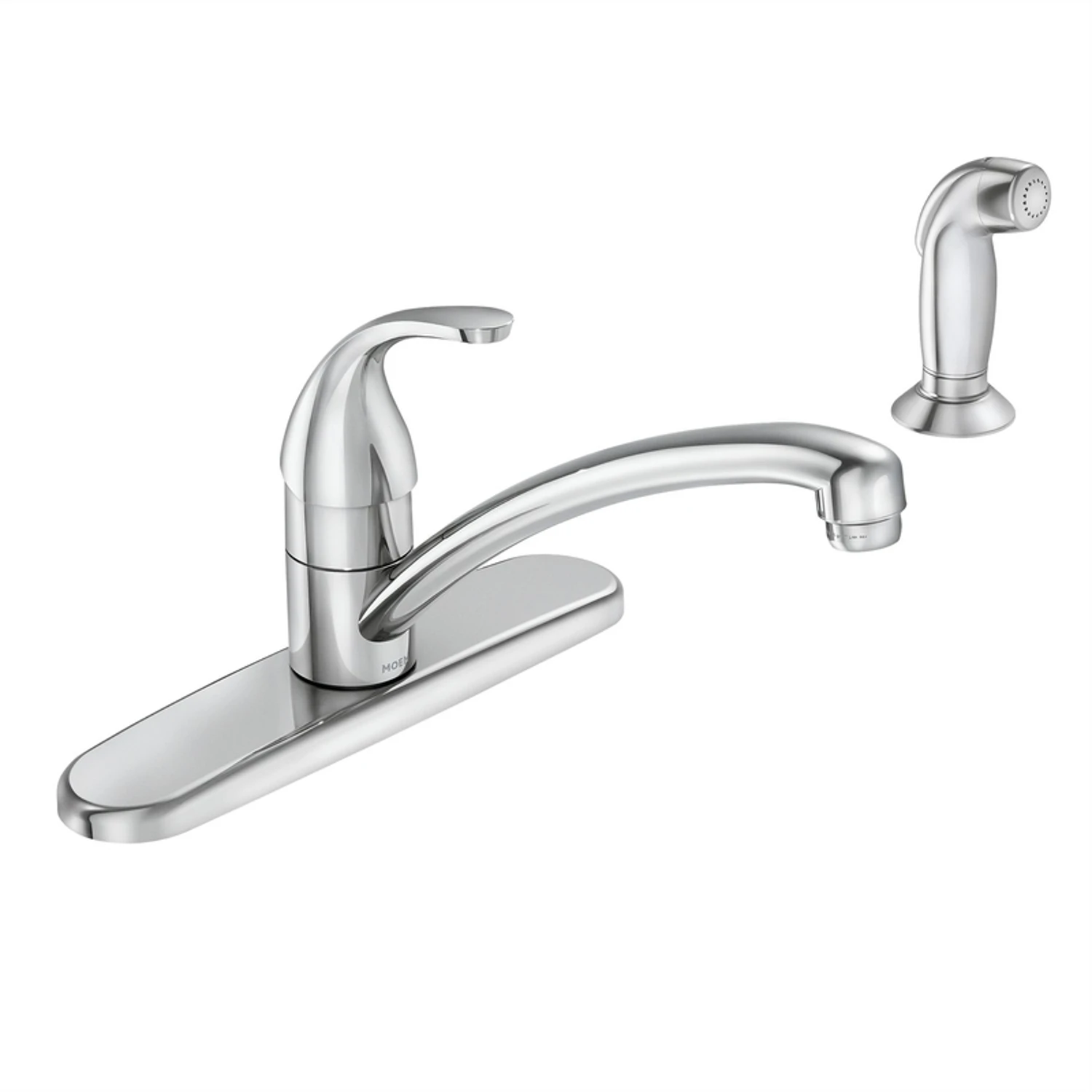 Adler 1-Handle Touch Control Kitchen Faucet, Side Spray, Chrome