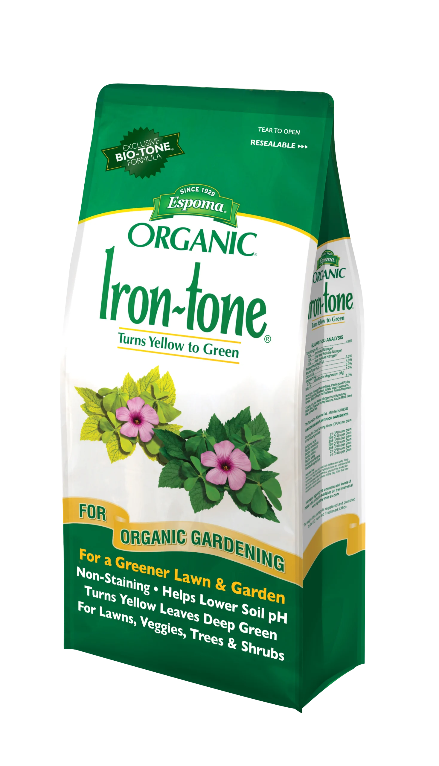 Iron-Tone Plant Supplement, 2-0-3, 5 Lb.
