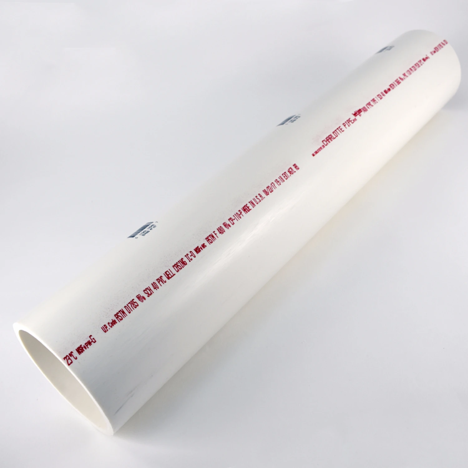 Schedule 40 PVC DWV Pipe, 4-In. x 2-Ft.