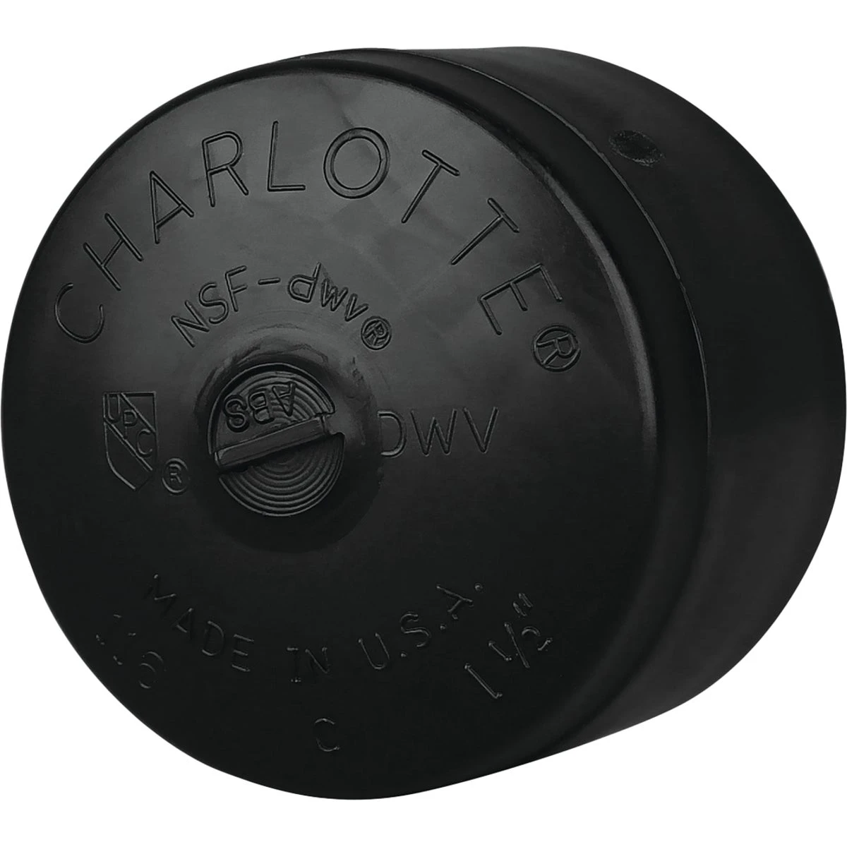 ABS/DWV Pipe Cap, 4 In.