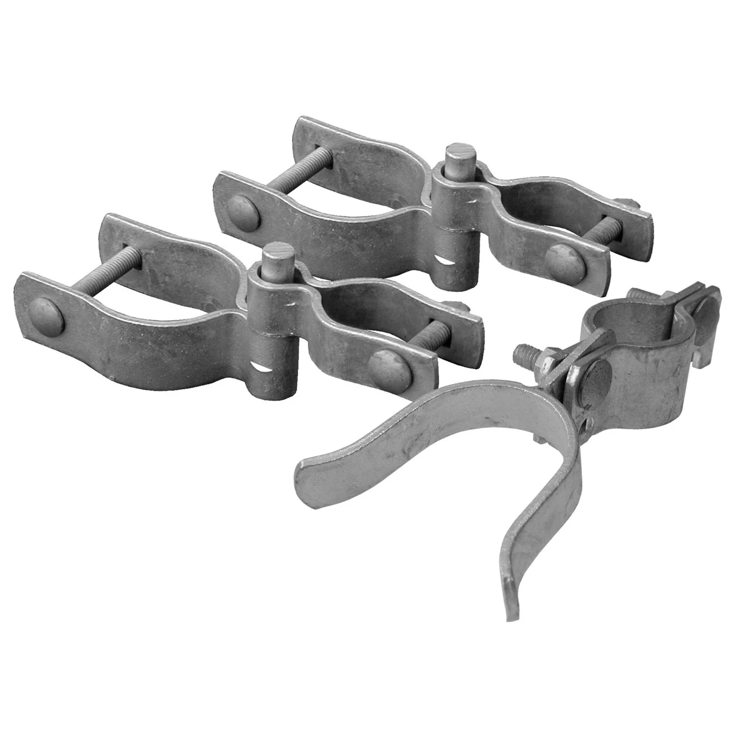 Galvanized Chain Link Walk Gate Hardware Set, 2-3/8 In.