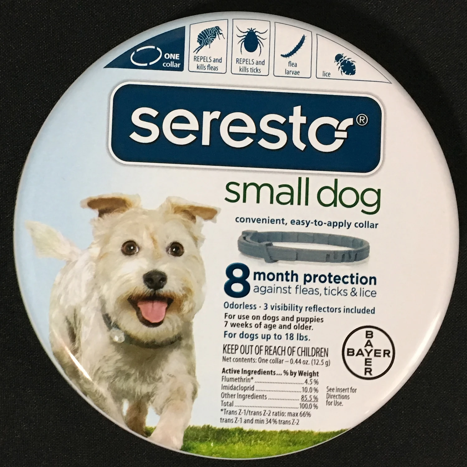 Flea & Tick Collar for Small Dogs, Adjustable