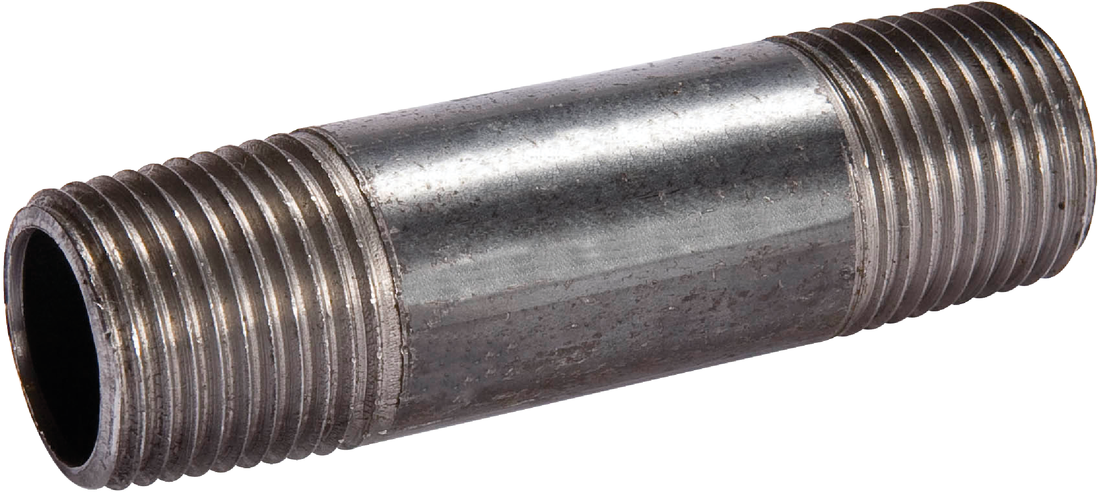 Black Pipe Nipple, 2 x 4 In.