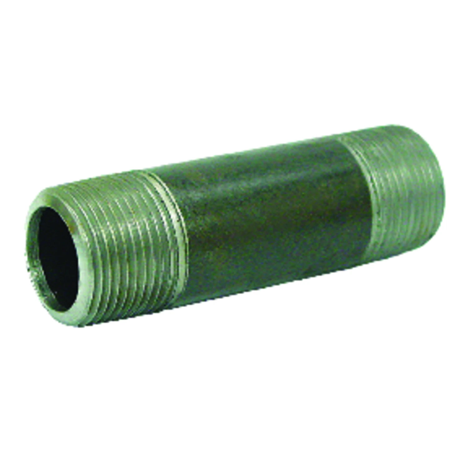 Galvanized Pipe Nipple, 1/2 x 9 In.