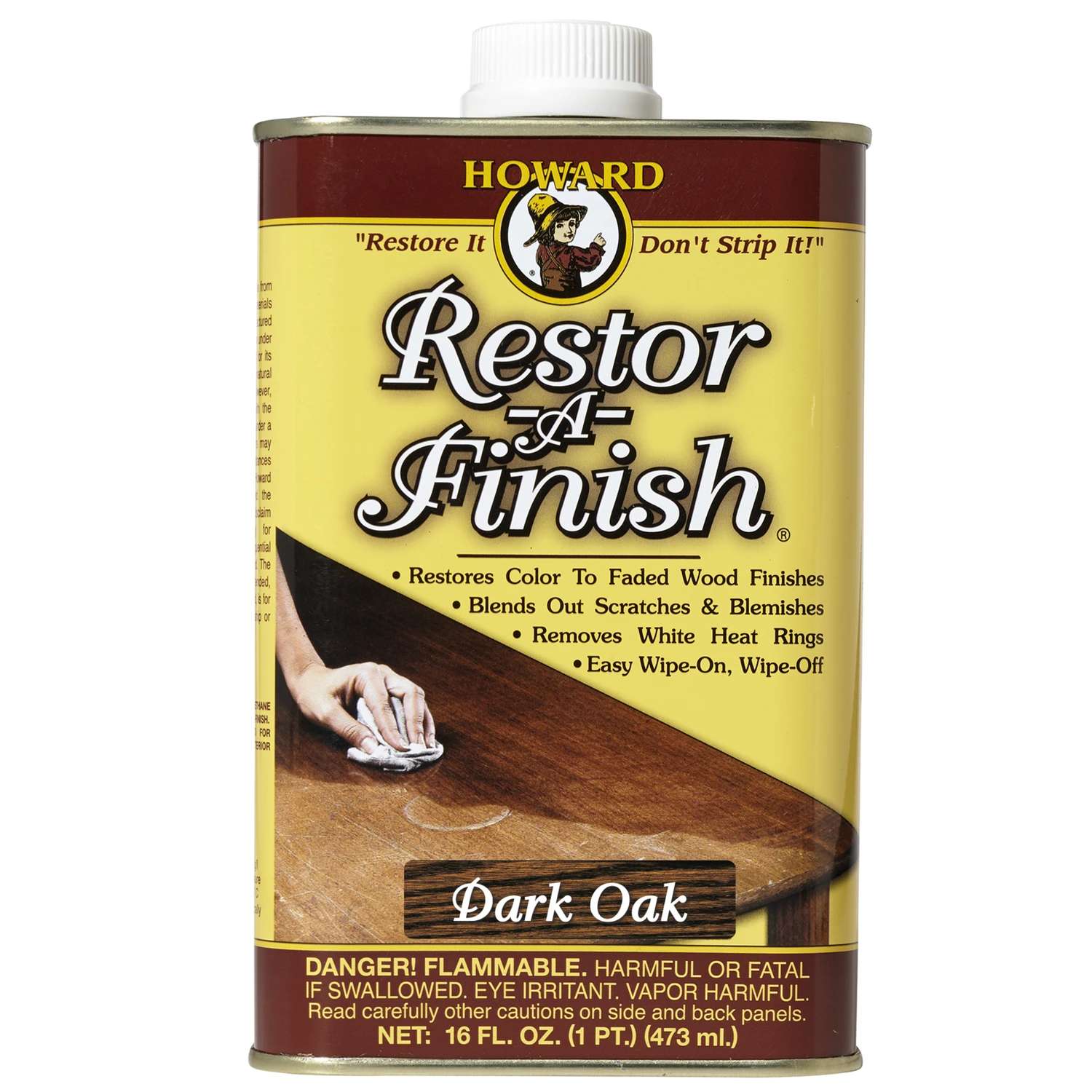 Restor-A-Finish Wood Finish, Dark Oak, 16 oz.