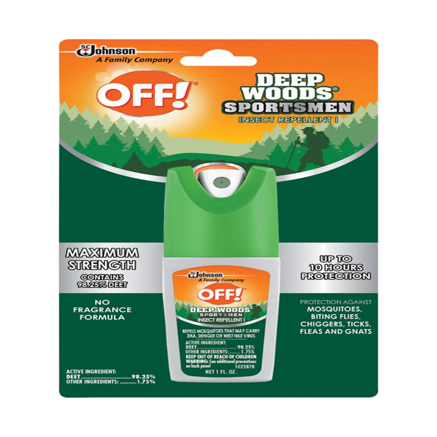Sportsmen Deep Woods Insect Repellent,1 oz.