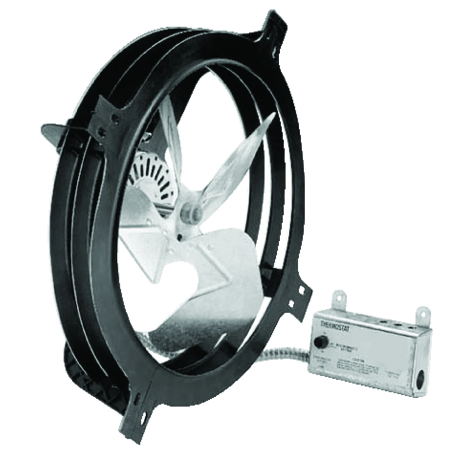 Gable-Mount Power Attic Ventilator, 1900 Sq. Ft.