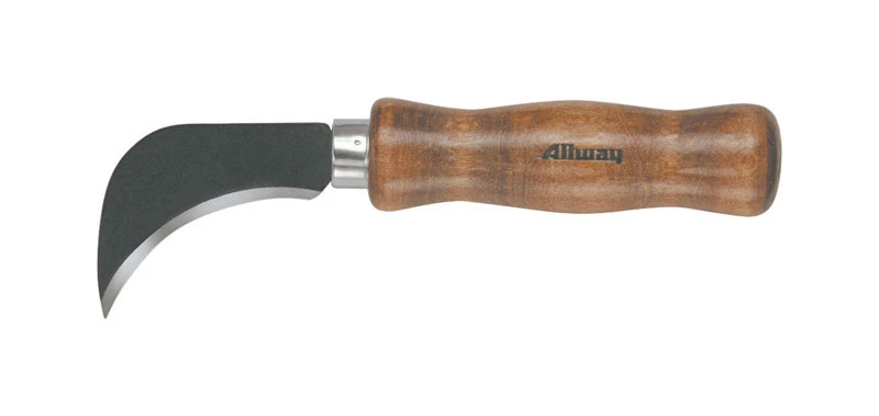 Lk25 Professional Flooring Knife With Hardwood Handle And Carbon Steel Blade