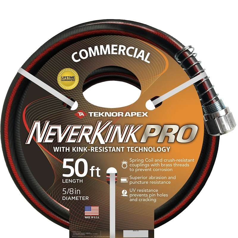 Neverkink Pro Commercial-duty Garden Hose, 5/8-inch X 50-feet