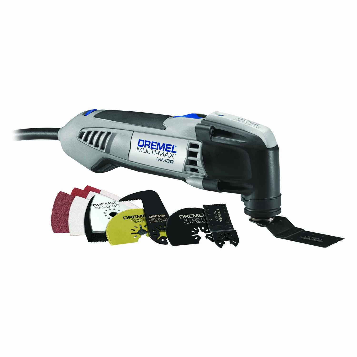 Multi-max 3.3 Amp Variable Speed Corded Oscillating Tool Kit With 10 Accessories