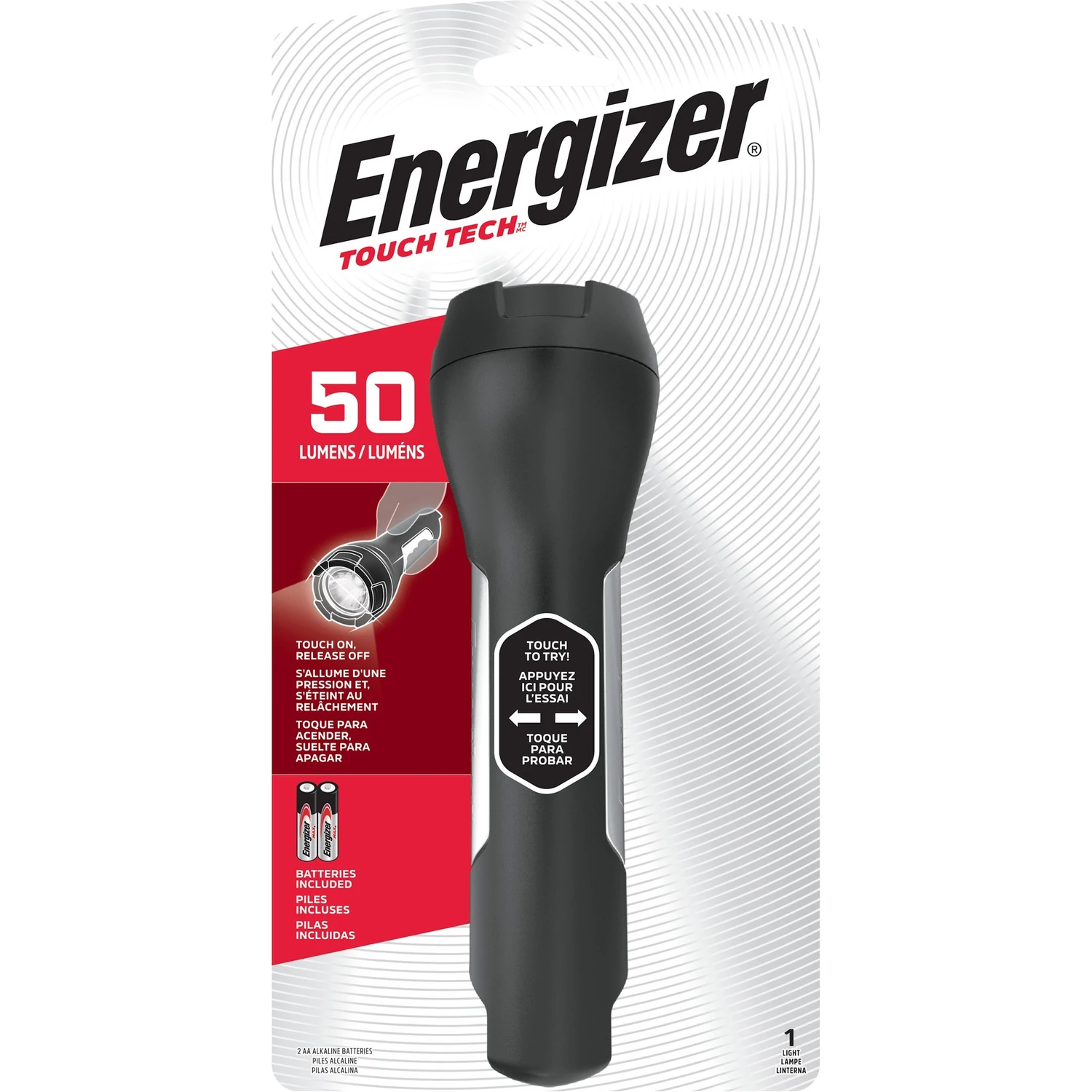 LED Touch Tech Flashlight