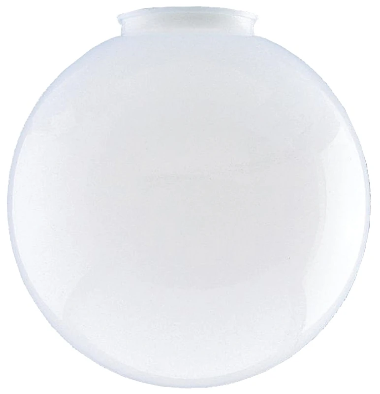 White Polycarbonate Globe, 6-In.