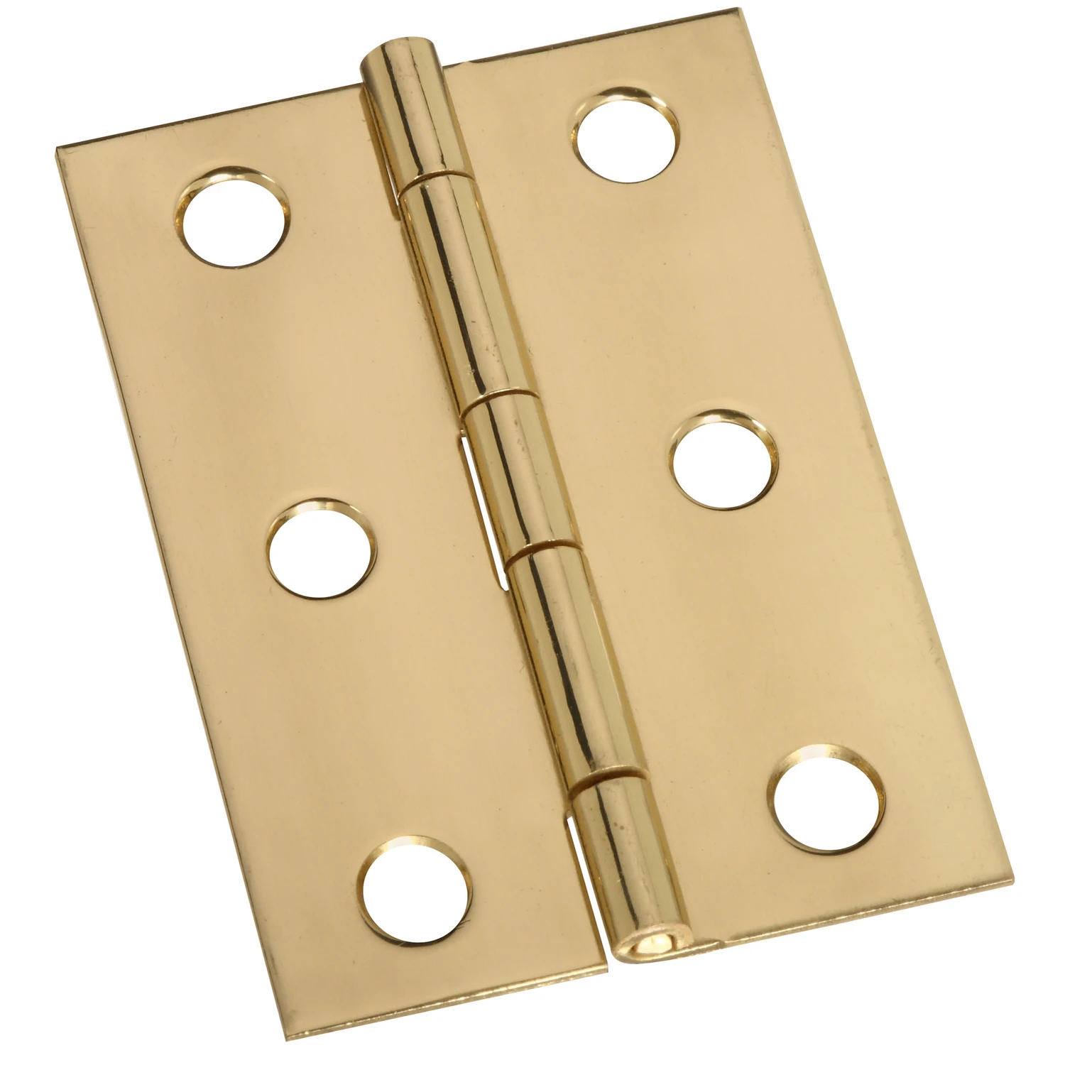 Broad Hinge, Brass, 2-1/2 x 1-3/4 In., 2-Pk.