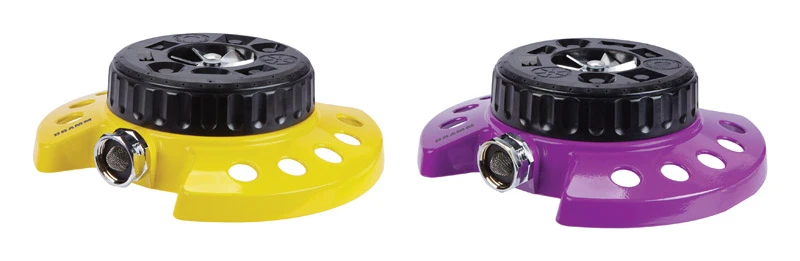 Colorstorm Turret Sprinkler, Metal, 9 Patterns, Assorted Colors