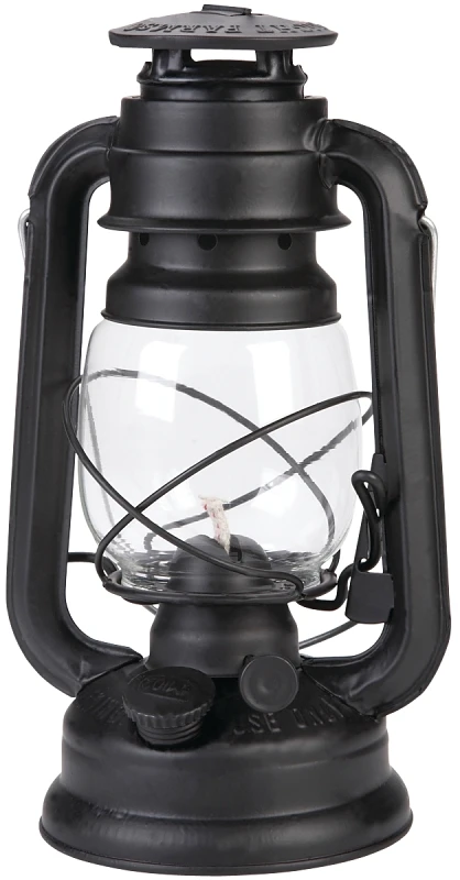 9-Inch Black Farmer's Oil Lantern