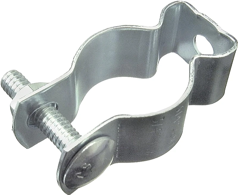 Conduit Hanger With Carriage Bolt & Nut, 2-In.