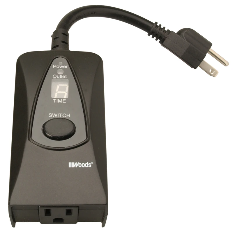 24-Hour Outdoor Digital Outlet Timer