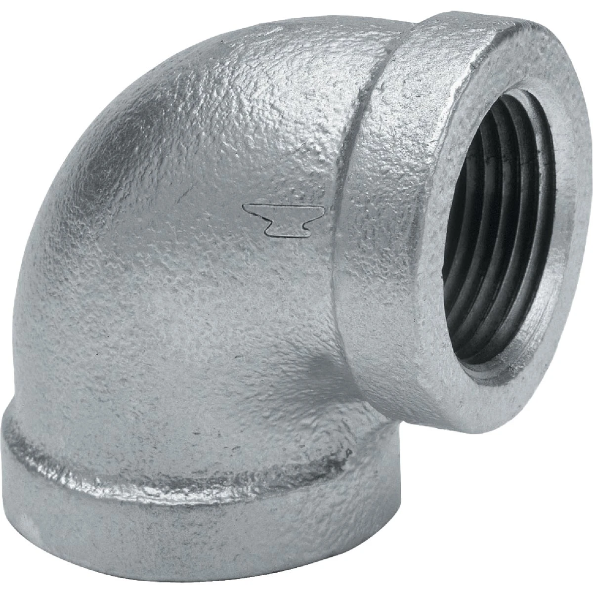 90-Degree Galvanized Reducing Elbow, 3/4 x 1/2 In.