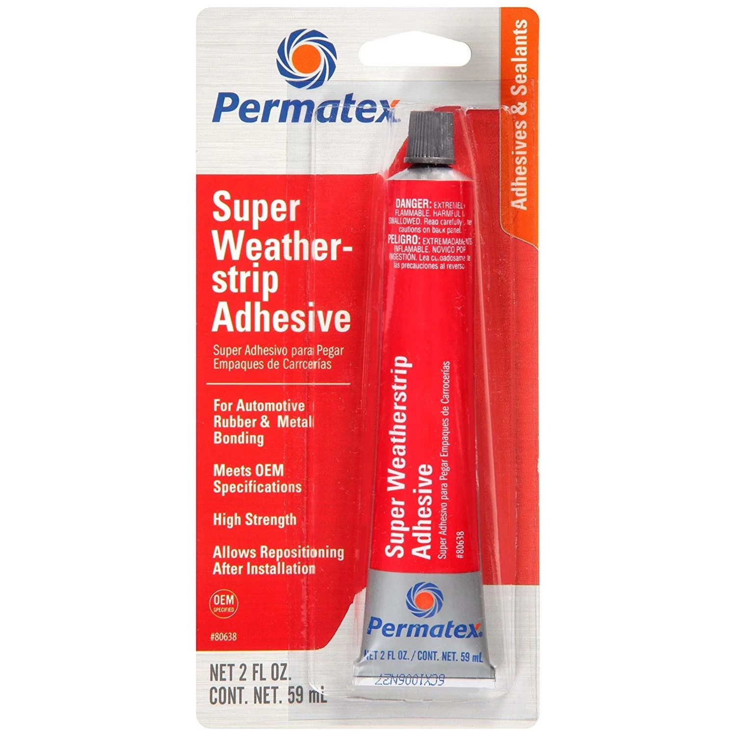Super Weatherstrip Adhesive, 2 oz.