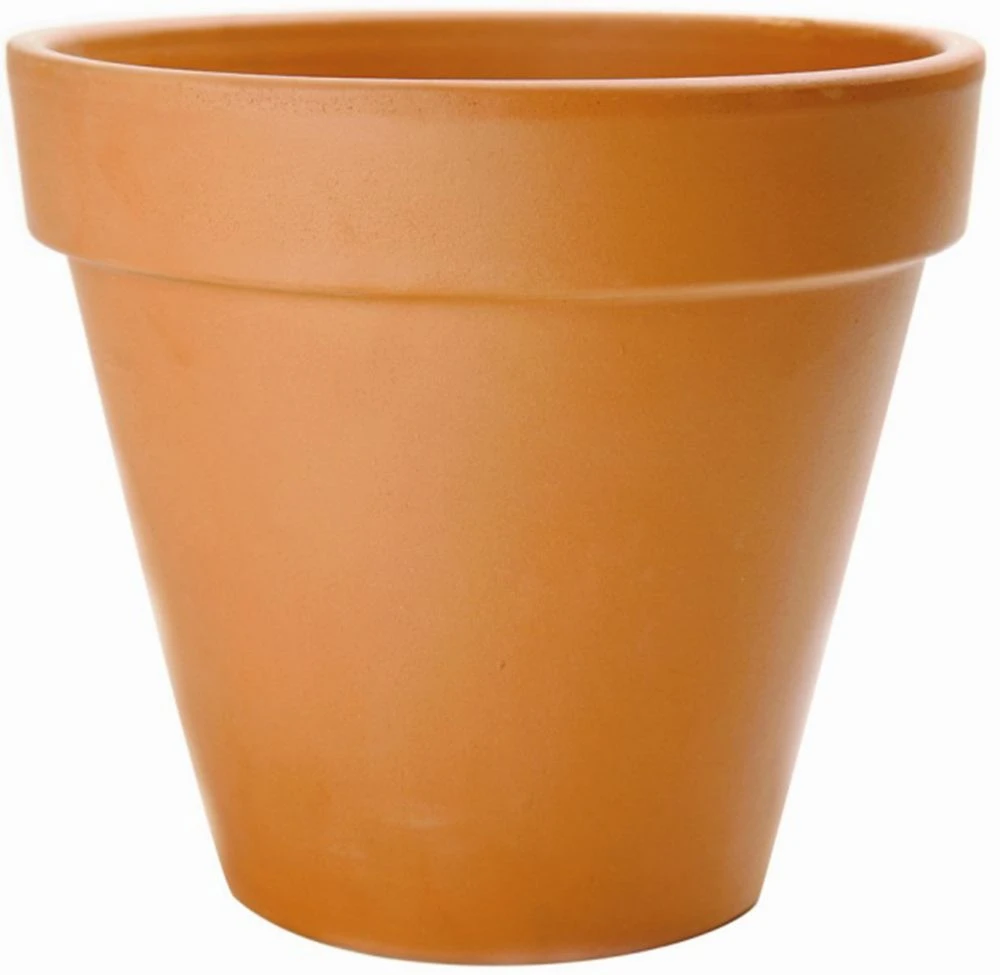 14-inch Terra Cotta Clay Rustic Planter - 13.976-in W X 11.81-in H