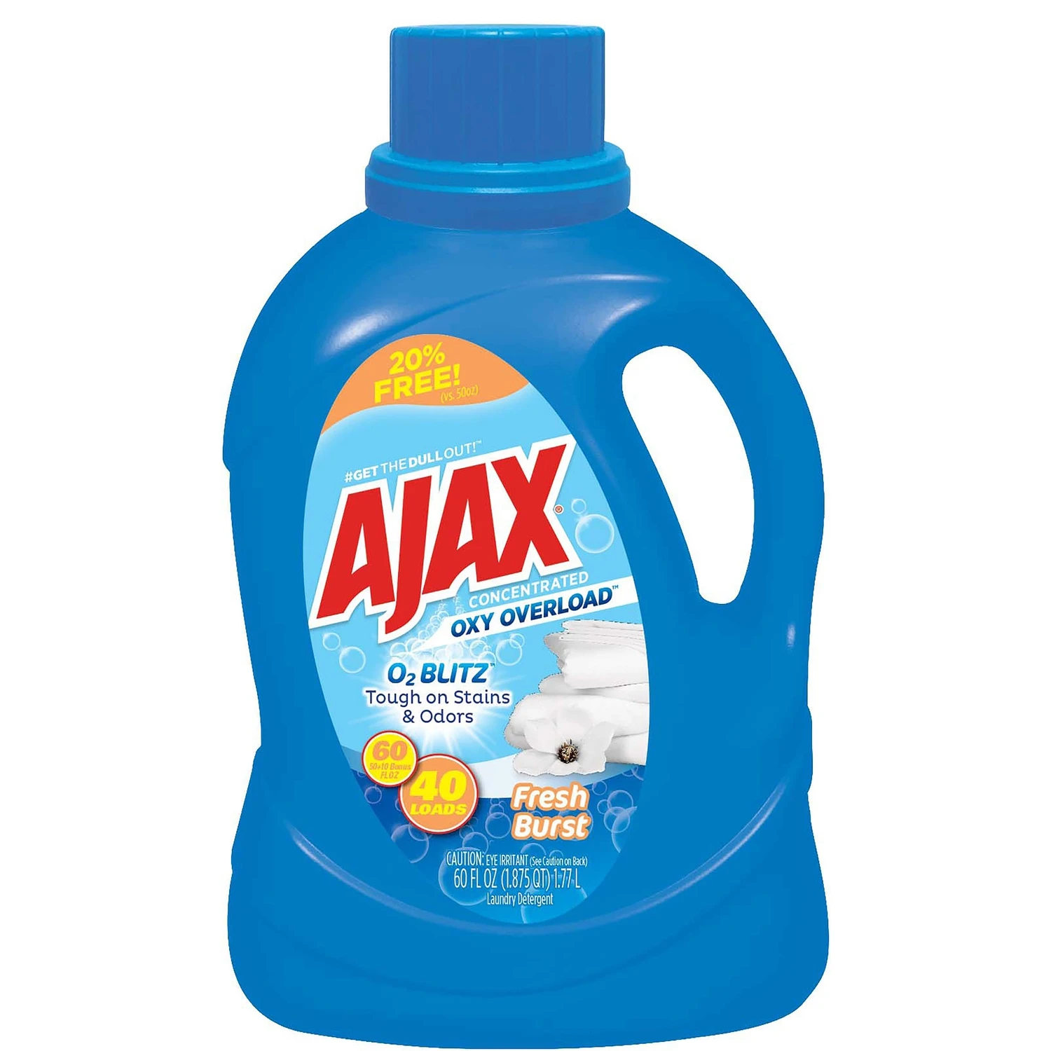 Oxy Overload HE Laundry Detergent, 60 oz. Concentrated Liquid